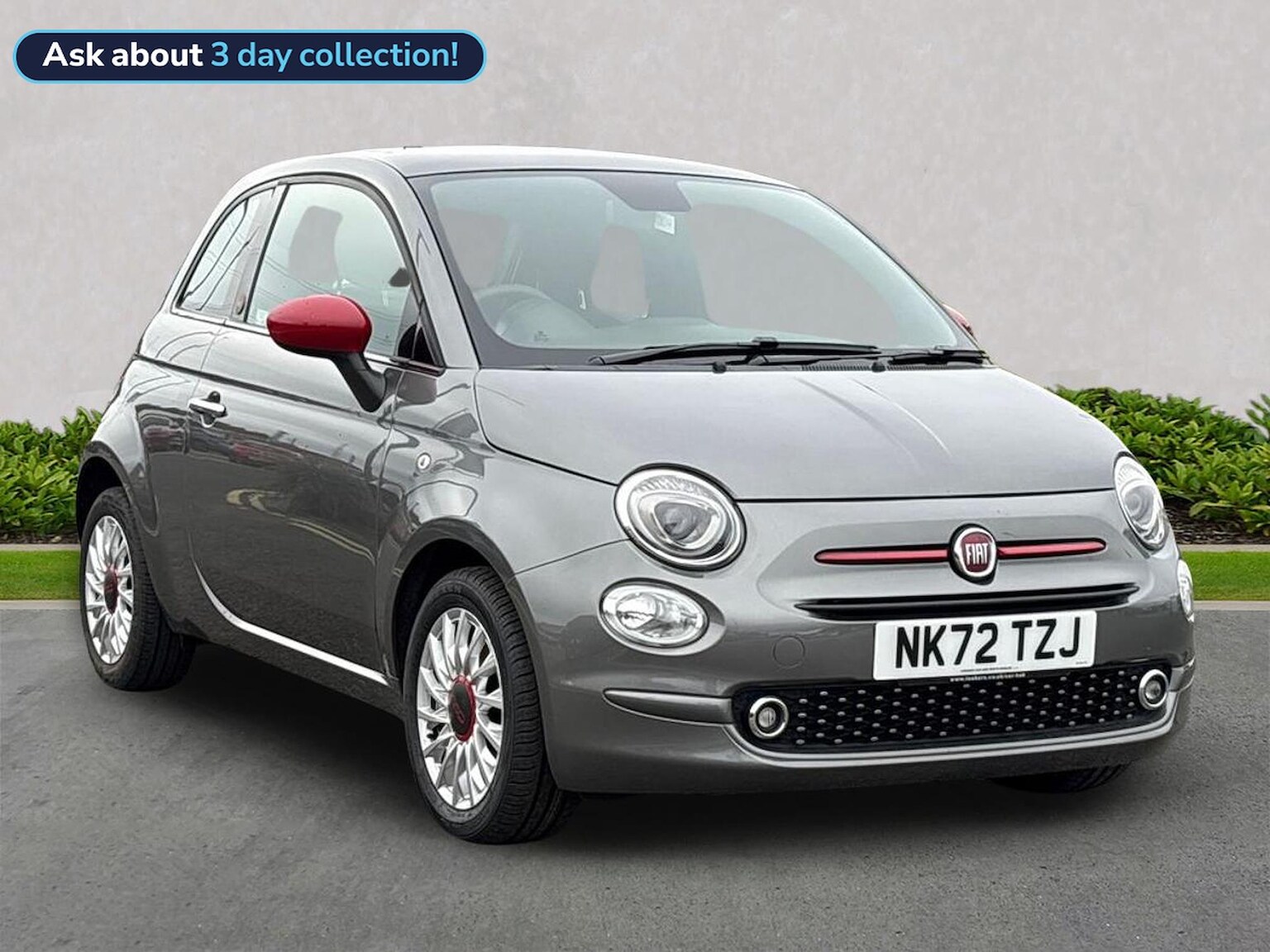 FIAT 500 HATCHBACK SPECIAL EDITIONS 1.0 Mhev Red Hatchback 3Dr Petrol Manual Euro 6 (S/S) (70 Bhp)