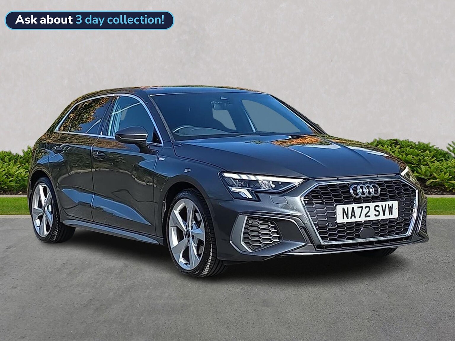 AUDI A3 SPORTBACK 1.5 Tfsi 35 S Line Sportback 5Dr Petrol S Tronic Euro 6 (S/S) (150 Ps)