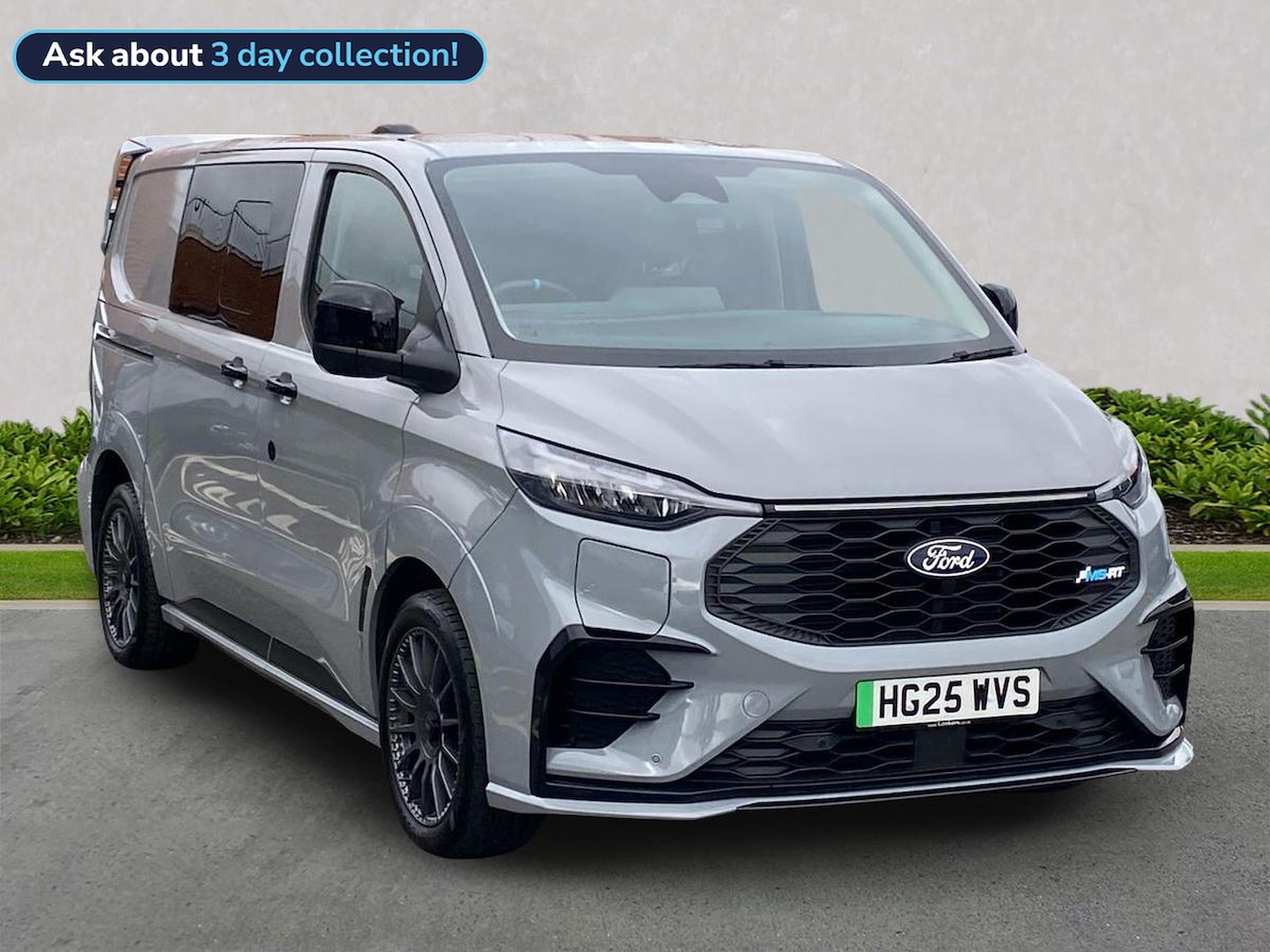 Nearly New FORD TRANSIT CUSTOM 320 65Kwh Ms-Rt Crew Van Double Cab 5Dr ...