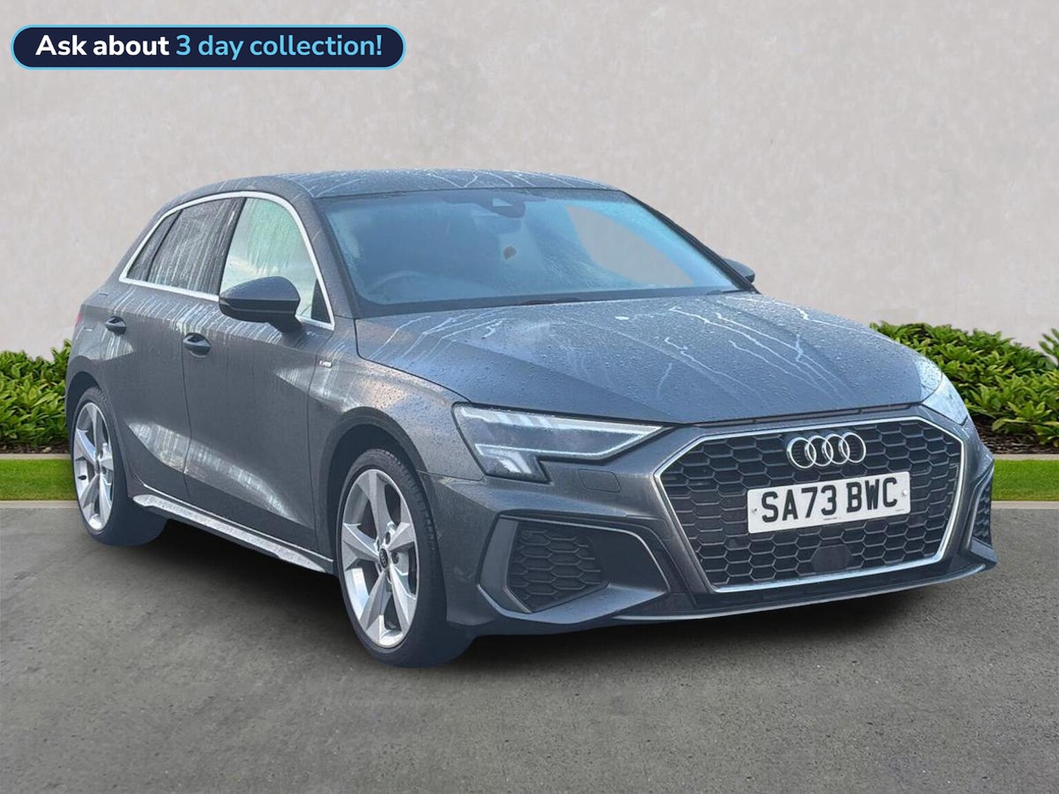 AUDI A3 SPORTBACK 1.0 Tfsi 30 S Line Sportback 5Dr Petrol Manual Euro 6 (S/S) (110 Ps)