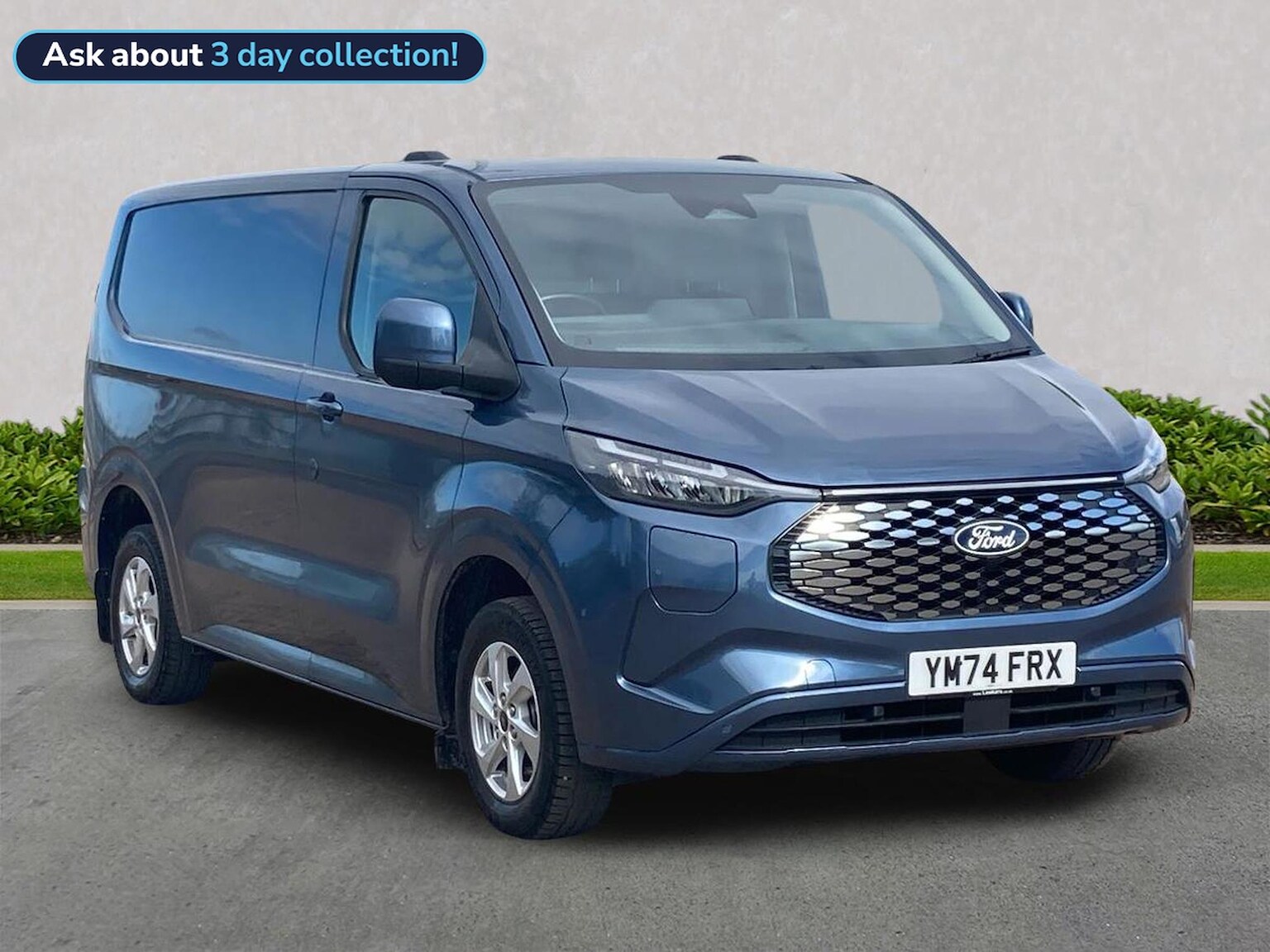 FORD E-TRANSIT CUSTOM 320 L1 ELECTRIC RWD 320 65Kwh Limited Panel Van 5Dr Electric Auto L1 H1 (136 Ps)