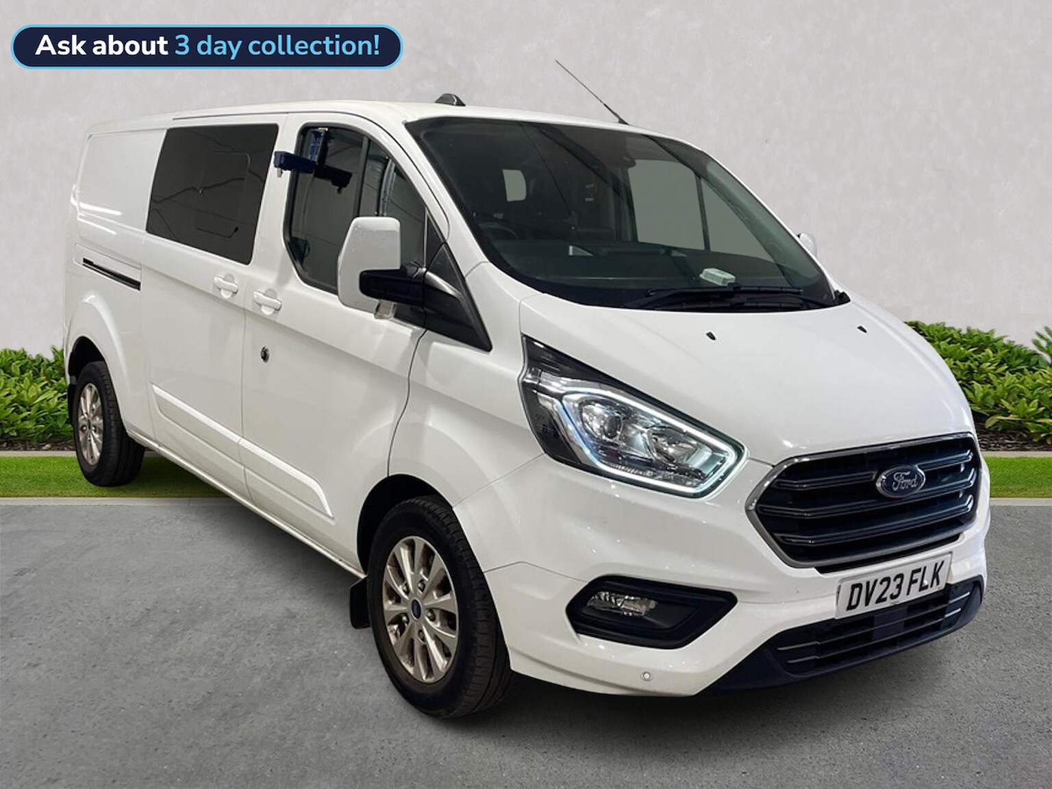 FORD TRANSIT CUSTOM 320 L2 DIESEL FWD 2.0 320 Ecoblue Limited Crew Van Double Cab 5Dr Diesel Manual L2 H1 Euro 6 (S/S) (130 Ps)