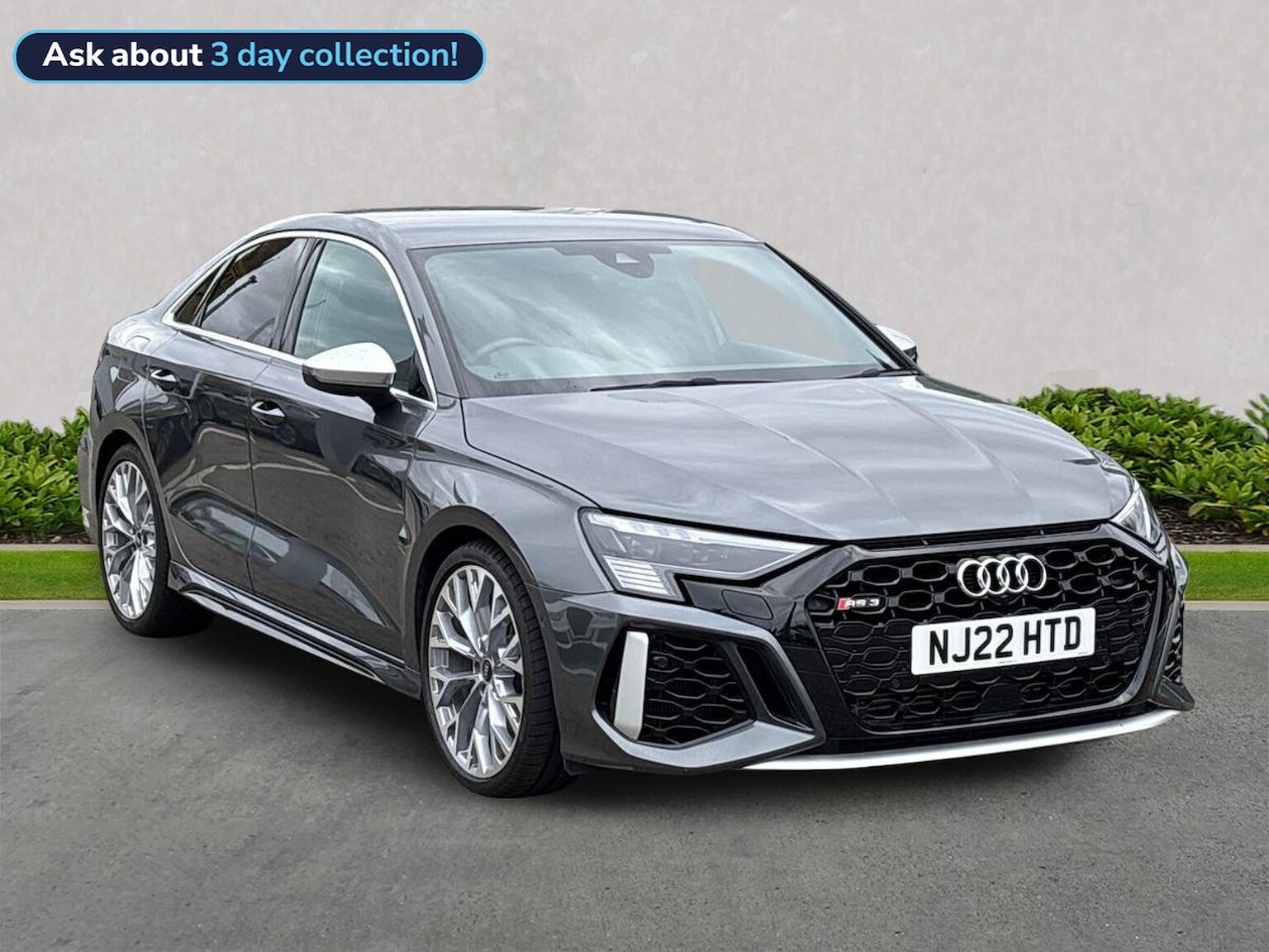 AUDI RS 3 SALOON 2.5 Tfsi Saloon 4Dr Petrol S Tronic Quattro Euro 6 (S/S) (400 Ps)