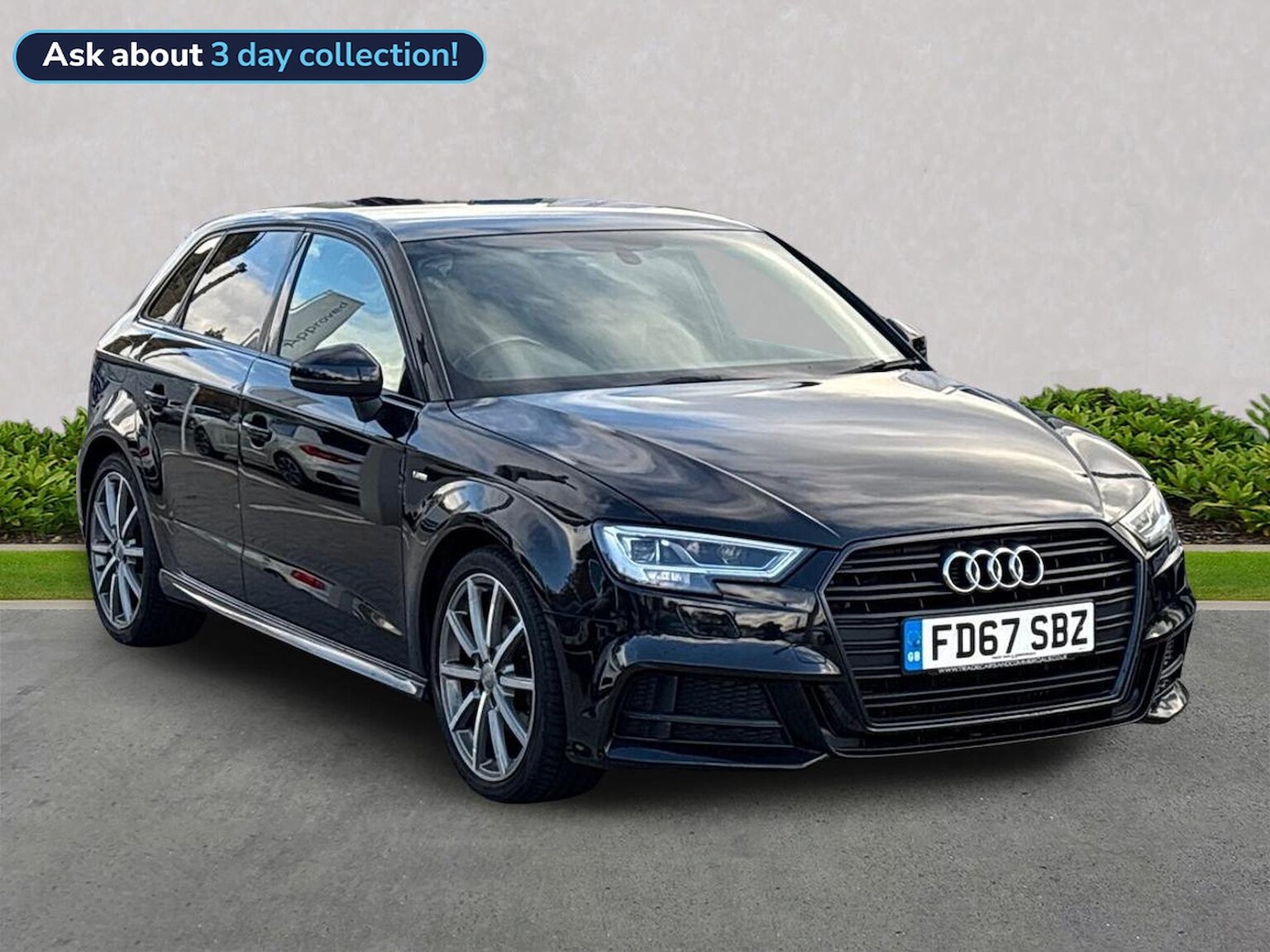AUDI A3 SPORTBACK SPECIAL EDITIONS 2.0 Tdi Black Edition Sportback 5Dr Diesel Manual Euro 6 (S/S) (150 Ps)